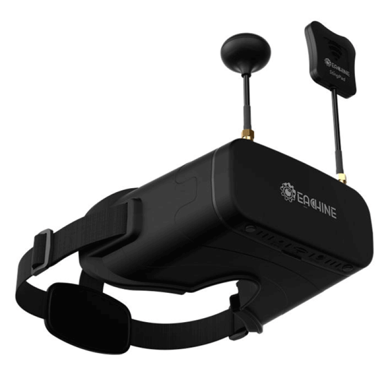 FPV окуляри Eachine EV800DM Black для квадрокоптерів