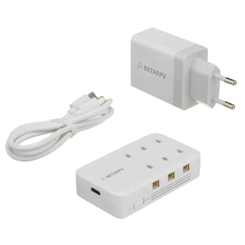 Зарядний пристрій для акумулятора квадрокоптера BETAFPV 6 портів 1S Charger Board з Wall Adapter V2 EU