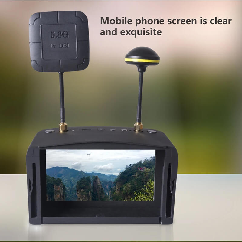 FPV-окуляри EV800D 5.8G Diversity 40CH DVR для квадрокоптерів