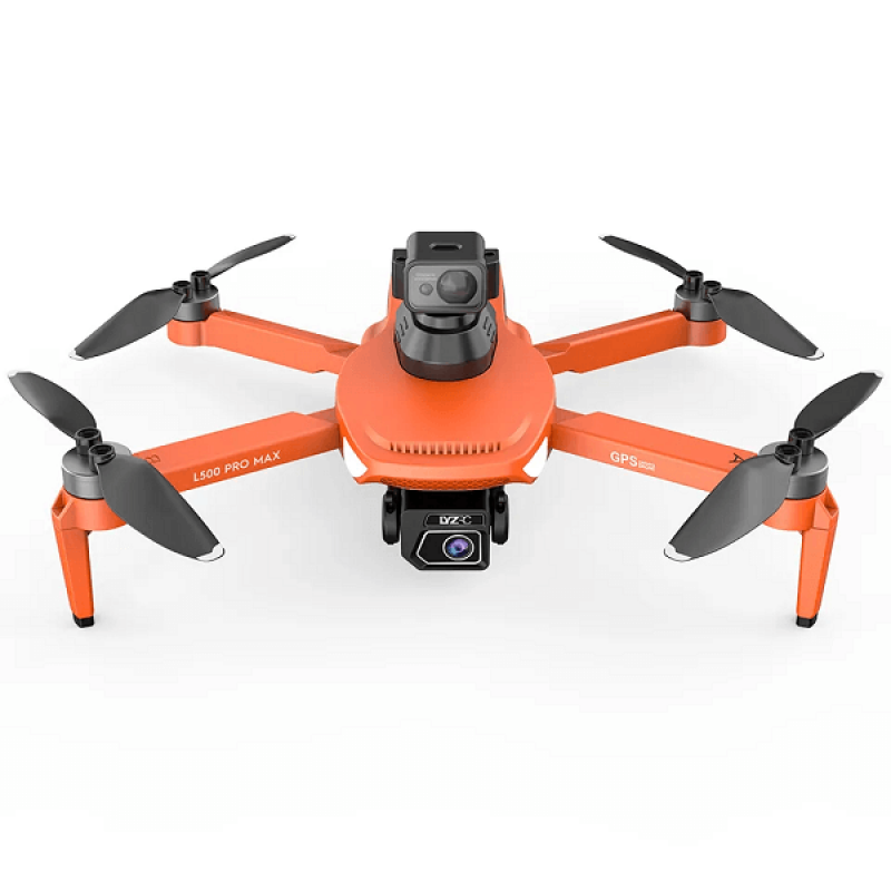 Квадрокоптер LYZRC L500 Pro MAX Orange - дрон з 4K і HD камерами, GPS, БК мотори, уникнення перешкод, до 1200м, 25 хв + VR окуляри