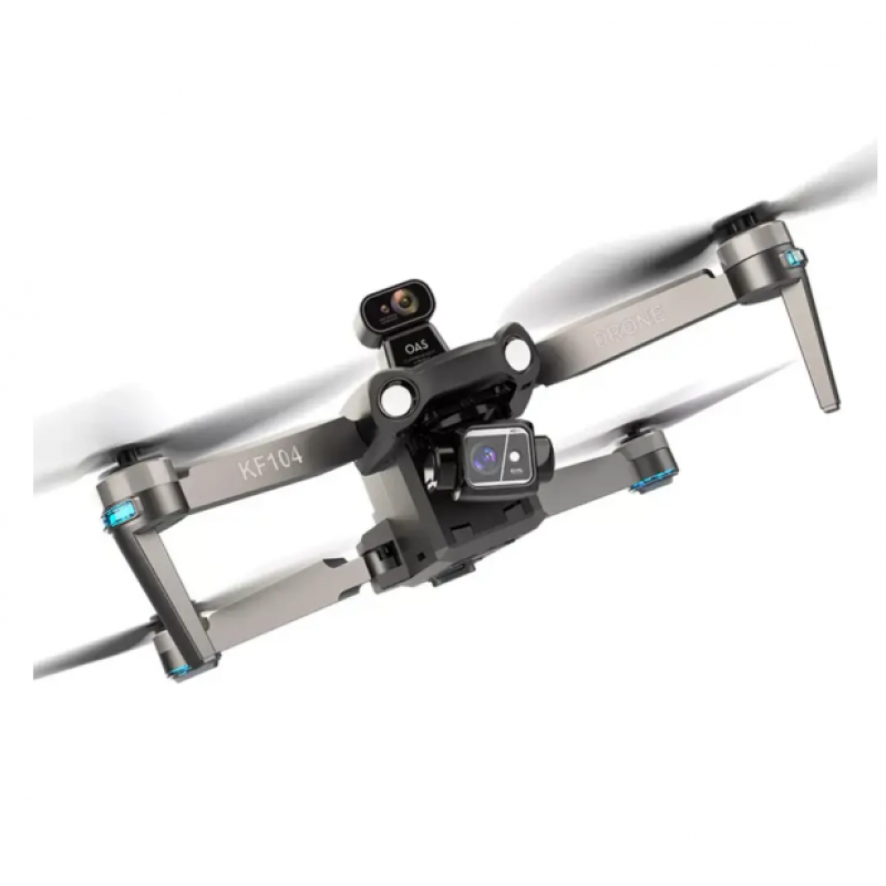 Професійний квадрокоптер KFPLAN KF104 Max2 - дрон з 4K, GPS, 3-осьовий підвіс, БК мотори, дальність 6 км, до 30 хв. польоту