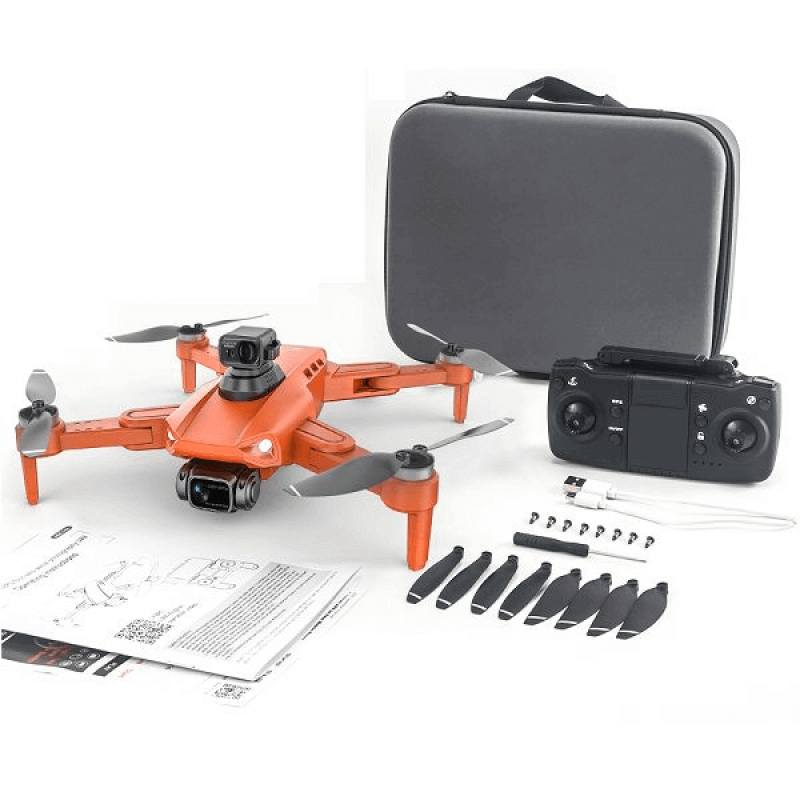 Квадрокоптер LYZRC L900 Pro SE MAX Orange - дрон з 4K і HD камерами, GPS, БК мотори, запобігання перешкод, до 1200м, 28 хвилин