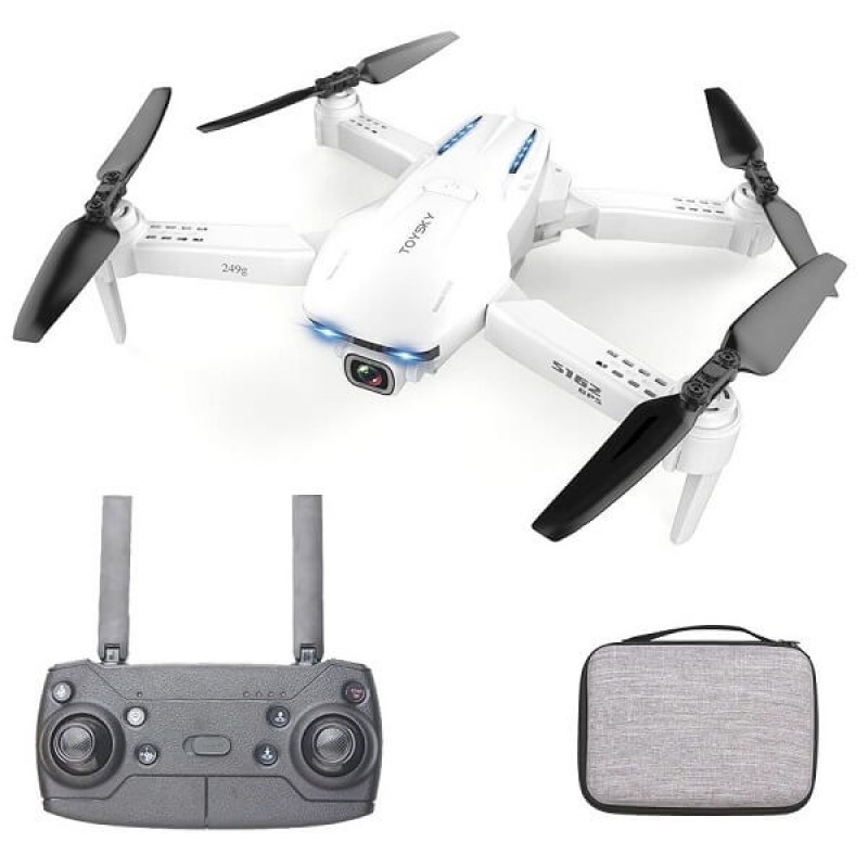 Квадрокоптер ToySky S162 - дрон з 4K і HD камерами, FPV, GPS, до 500м, 18 хвилин в кейсі