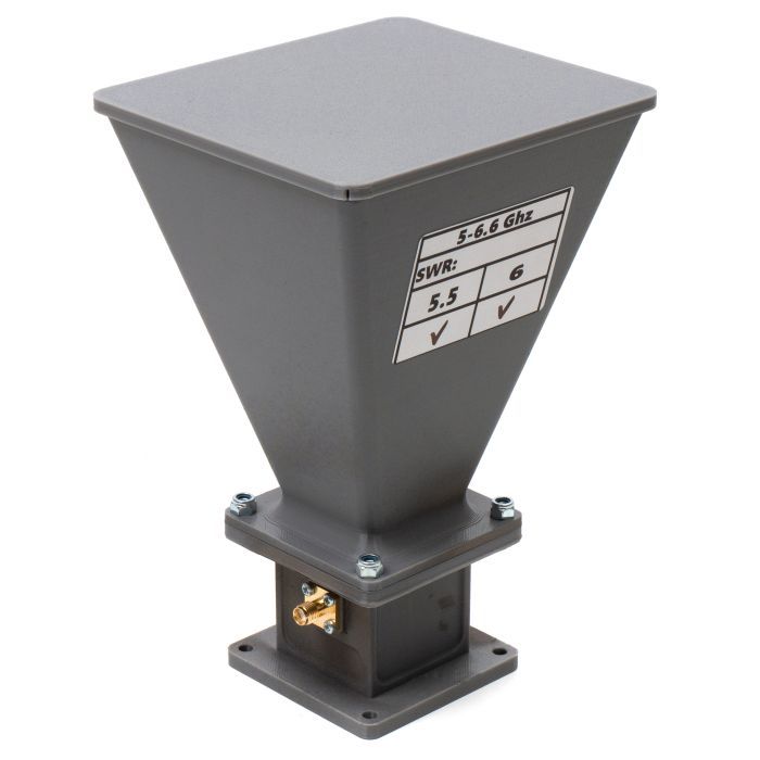 Антена для дрона RavLink Рупор 5.0-6.6 GHz 14 dBi SMA RHCP (RUPOR 5.0-6.6)