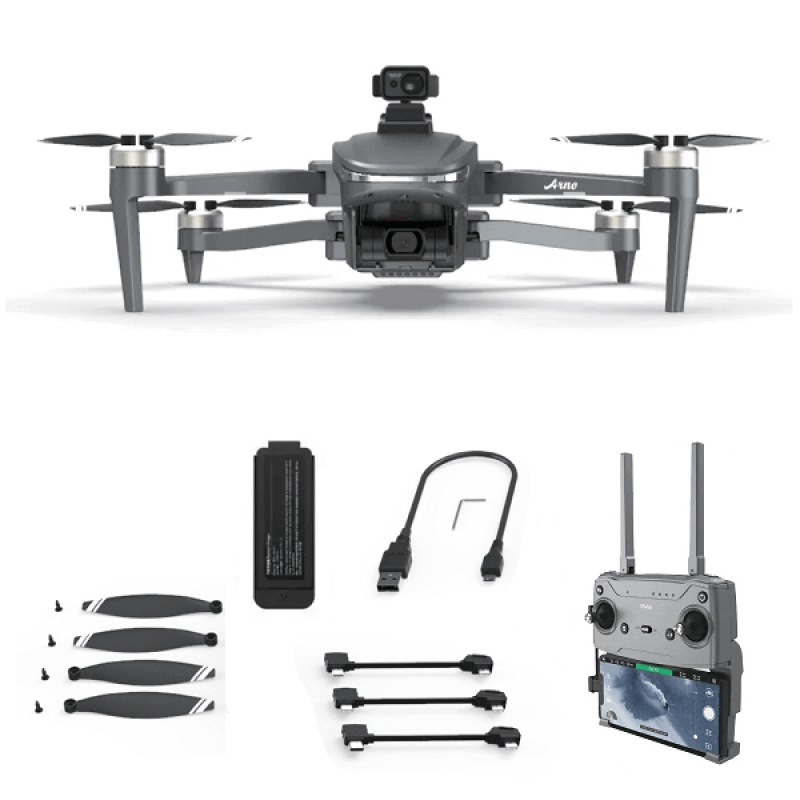 Квадрокоптер C-Fly Faith Arno - дрон з 4K і HD камерами, GPS, уникнення перешкод, БК мотори, до 5км, 32 хвилини