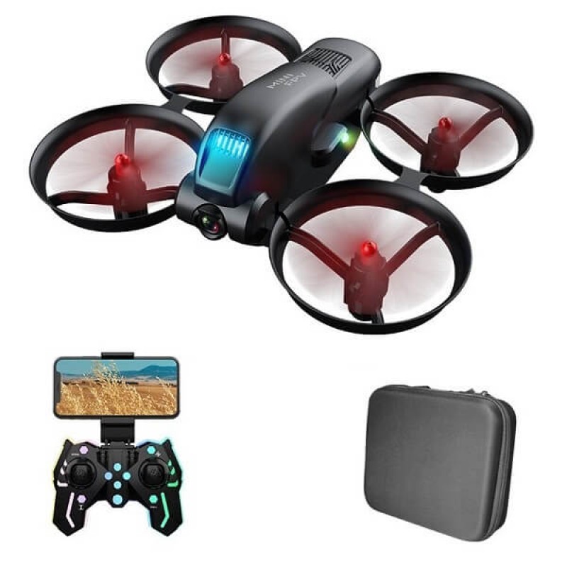 Квадрокоптер Kfplan KF615 - міні-дрон з 4K і HD камерами, FPV, барометр, до 15 хвилин в кейсі