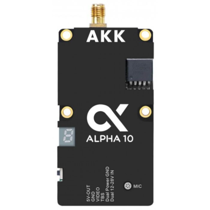 Відеопередавач (VTX) AKK Alpha 10W 5.8GHz 80CH (A10)