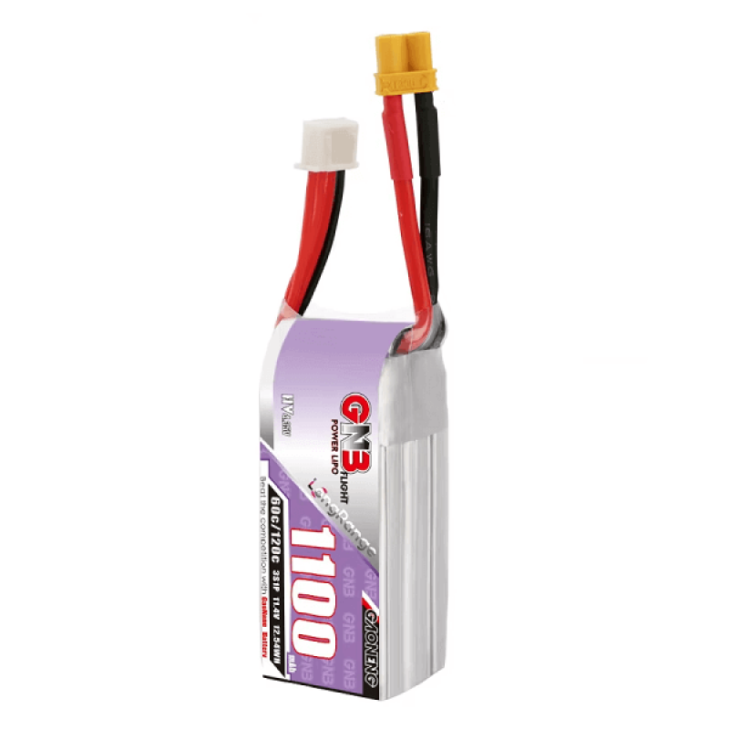 Акумуляторна батарея GNB на 1100 mAh 3S 11.4V 60C для FPV квадрокоптерів