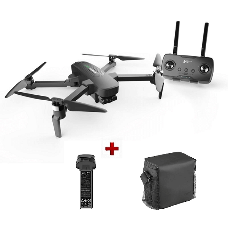 Квадрокоптер Hubsan Zino PRO Portable Combo - дрон з 4K камерою, FPV, GPS, БК мотори, до 4км, 23 хвилини