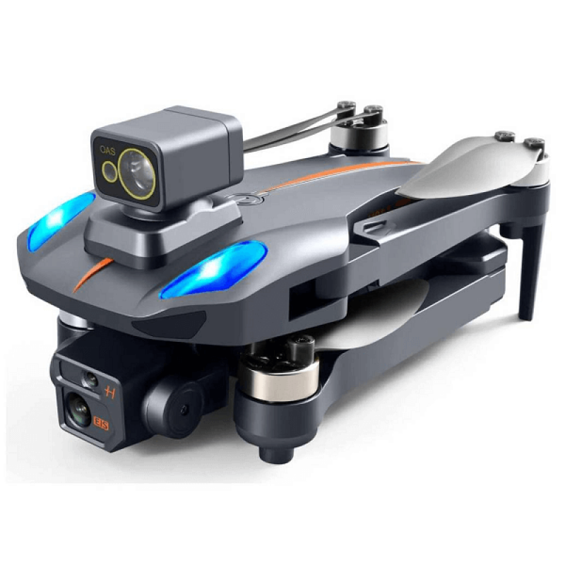 Квадрокоптер XKJ K911 Max − дрон з 4K і HD камерами, GPS, БК мотори, запобігання перешкод, до 1200м, 20 хвилин у кейсі