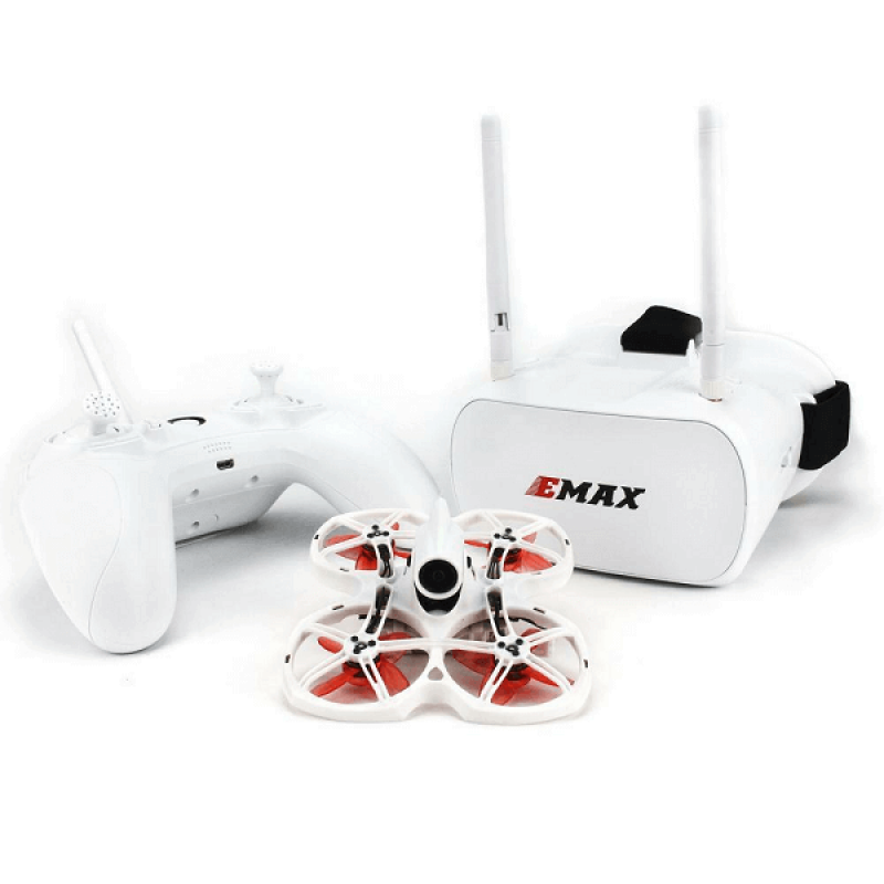 Квадрокоптер Emax Tinyhawk II RTF Kit – FPV дрон з камерою, БК моторами, окулярами і кейсом