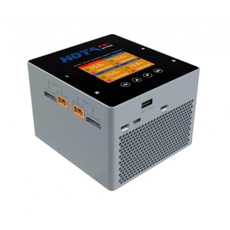 Зарядний пристрій HOTA F6+ AC 500W DC 1000W 60A – зарядка для живлення акумуляторів від мережі