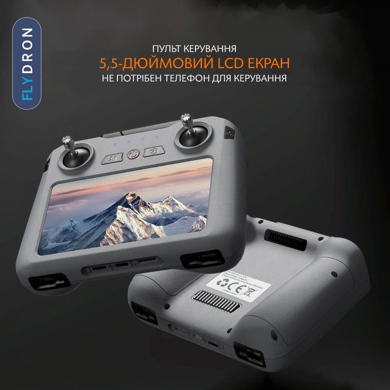 Квадрокоптер XiL019 – дрон з 4K камерою, БК мотори, GPS, 5G, FCC, EIS, 3-осьовий підвіс, Уникнення перешкод, Екран на пульті 5,5 дюймів, АКБ у комплекті, до 45 хвилин, до 10 км, Сумка