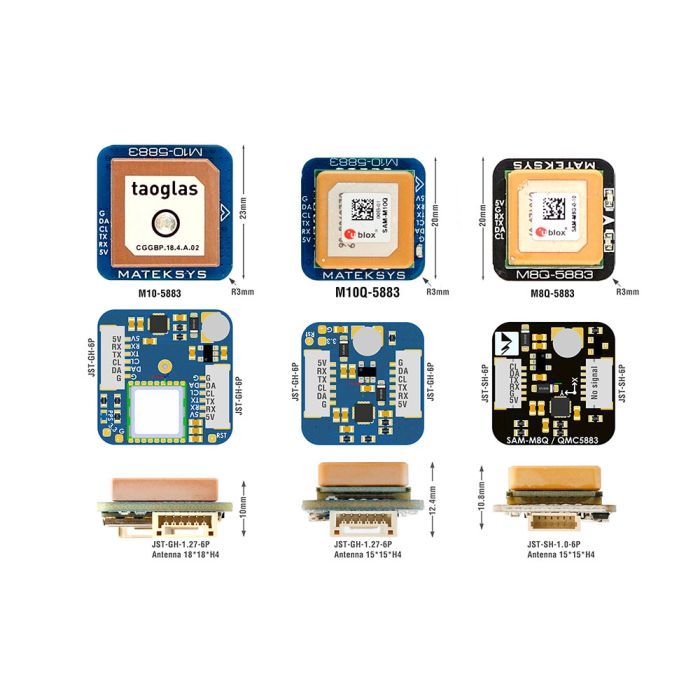 GPS модуль для дрона MATEK M10Q-5883 GNSS + Compass (M10Q5883)