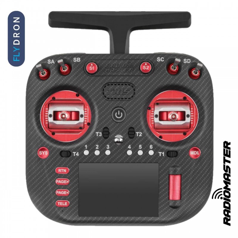 Пульт керування для дрона RadioMaster TX15 Max ELRS M2 Red – професійний радіопередавач для FPV