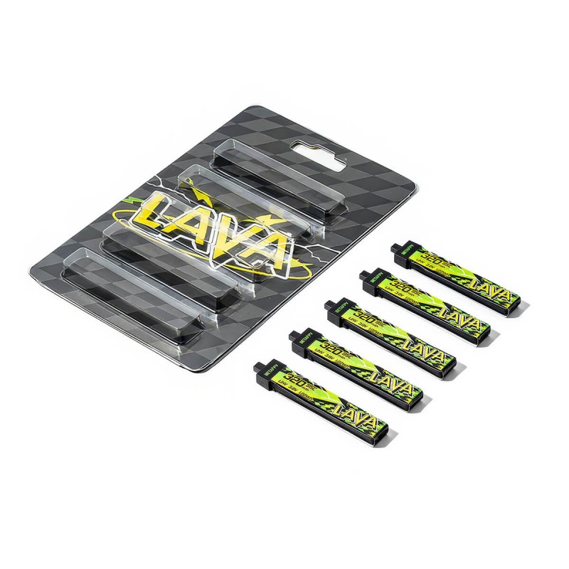 Акумуляторна батарея 5 шт 320 mAh 1S BT2.0 для квадрокоптера BetaFPV Air65, Meteor65 Pro, Cetus (до 4 хвилин польоту)