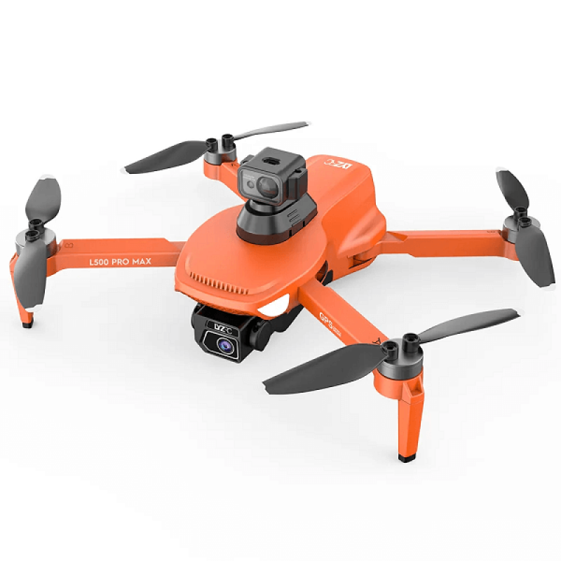 Квадрокоптер LYZRC L500 Pro MAX Orange - дрон з 4K і HD камерами, GPS, БК мотори, уникнення перешкод, до 1200м, 25 хв + VR окуляри
