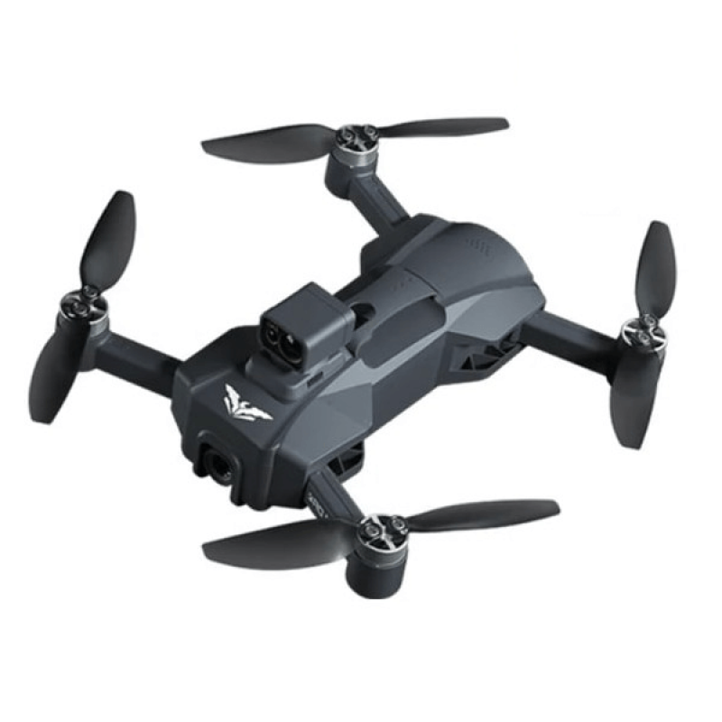 Квадрокоптер JJRC X23 Black − дрон з 4K і HD камерами, GPS, БК мотори, уникнення перешкод, до 1200м, 20 хв в кейсі + VR окуляри