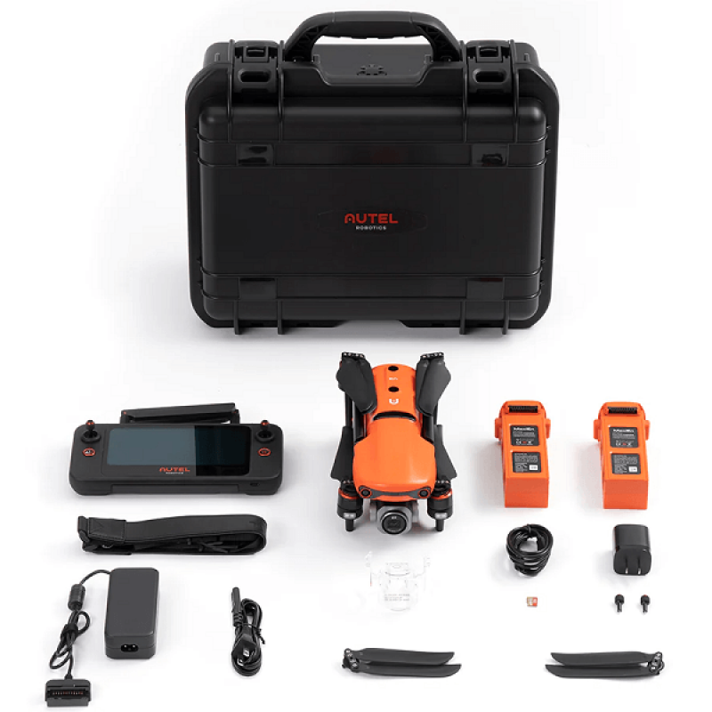 Квадрокоптер Autel EVO II Pro Rugged Bundle V3 Orange (102001514) + прошивка для ЗСУ з 6K камерою, GPS, БК мотори, до 25 км, 40 хв