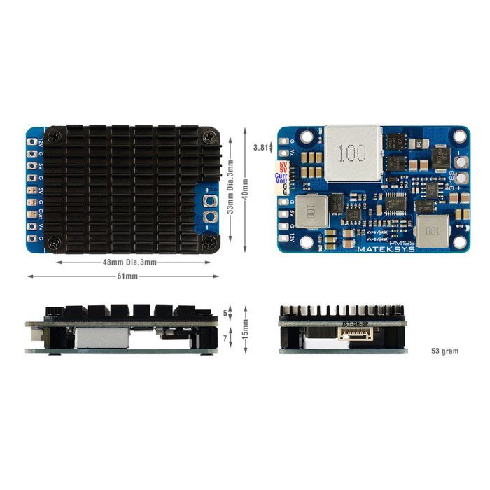 Модуль живлення MATEK PM12S-3 (PM12S3)