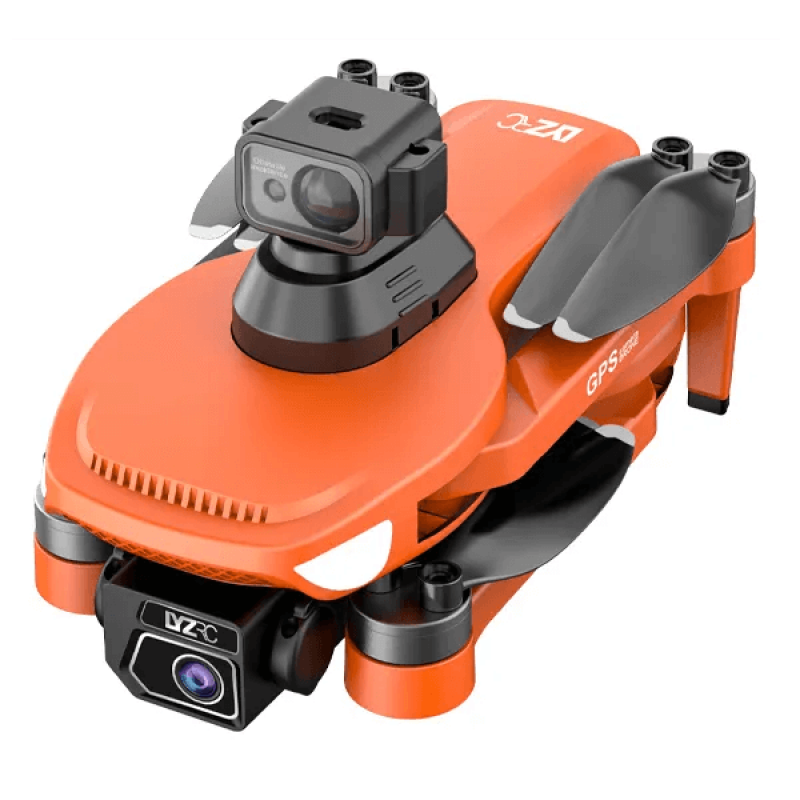 Квадрокоптер LYZRC L500 Pro MAX Orange - дрон з 4K і HD камерами, GPS, БК мотори, уникнення перешкод, до 1200м, 25 хв + VR окуляри