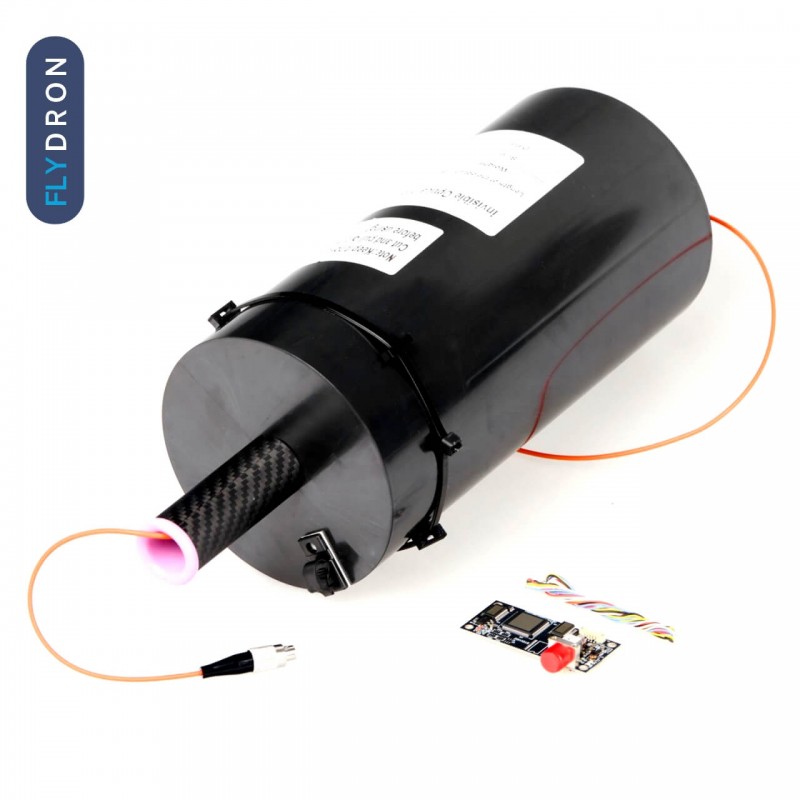 Котушка з оптоволокном для станції керування FPV-дроном, 15 км, 100 x 305 мм, 2,1 кг (Повітряний модуль з оптоволокном для керування FPV-дроном)