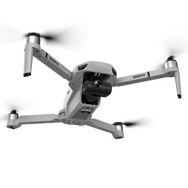 Квадрокоптер Kfplan KF102 Gray - дрон з 4K і HD камерами, EIS, FPV, GPS, БК мотори, до 1200м, 25 хвилин в кейсі