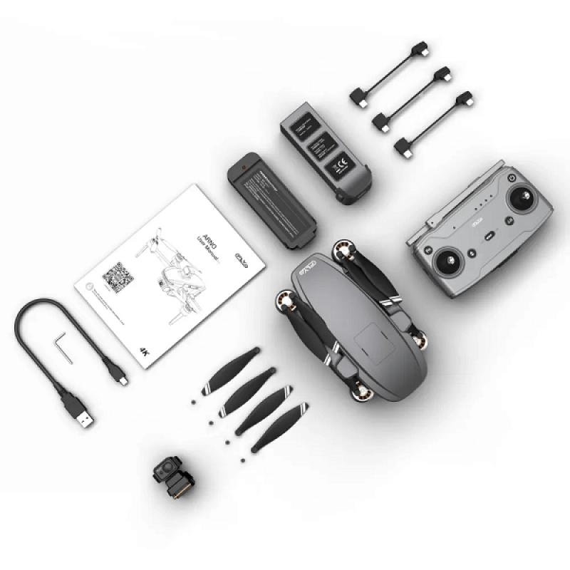 Квадрокоптер C-Fly Faith Arno - дрон з 4K і HD камерами, GPS, уникнення перешкод, БК мотори, до 5км, 32 хвилини