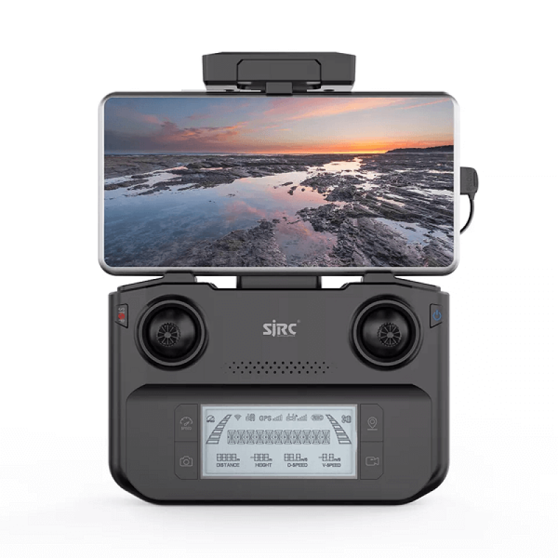 Квадрокоптер SJRC F22S 4K Pro - дрон з 4K камерою, EIS, FPV, GPS, БК мотори, до 3500м, 35 хвилин в кейсі + злітний майданчик