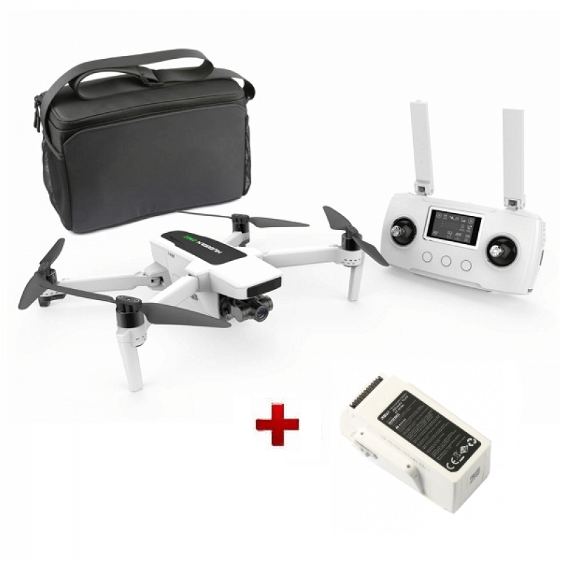 Квадрокоптер Hubsan Zino 2 Portable Combo - дрон з 4K камерою, FPV, GPS, БК мотори, до 6км, 33 хвилини