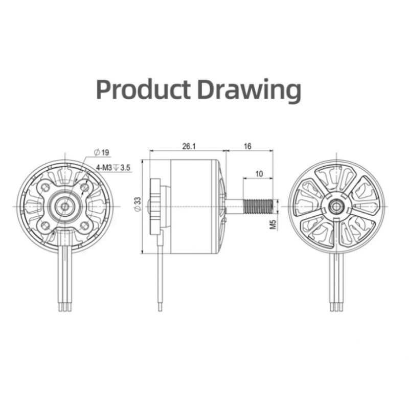 Безколекторний двигун GEPRC EM2812 900KV