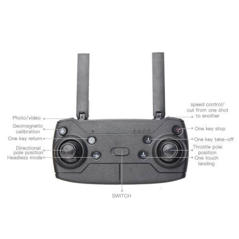 Квадрокоптер ToySky S162 - дрон з 4K і HD камерами, FPV, GPS, до 500м, 18 хвилин в кейсі