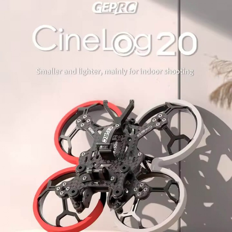 Квадрокоптер GEPRC CineLog20 — FPV CineWhoop-дрон для зйомки та тренувань, безколекторні мотори, дальність до 1000 м, до 6 хвилин польоту