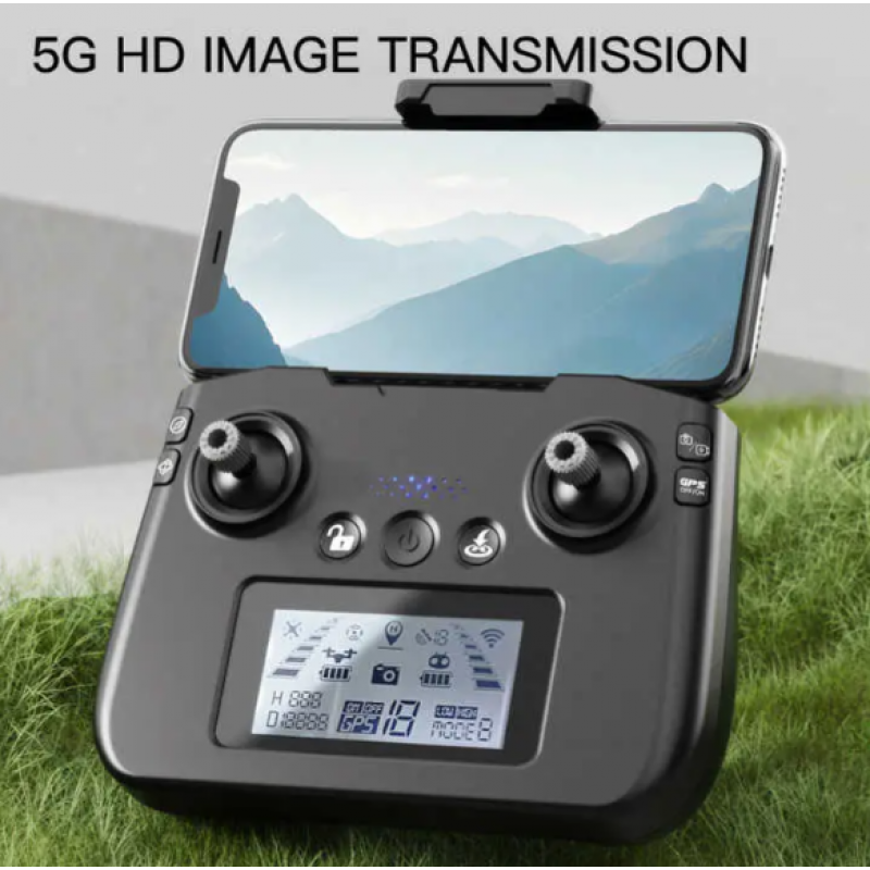 Квадрокоптер SG109 MAX 4K - дрон HD камера, GPS, БК моторы, 3-осевой подвес, 1,2 км, до 25 мин. полета