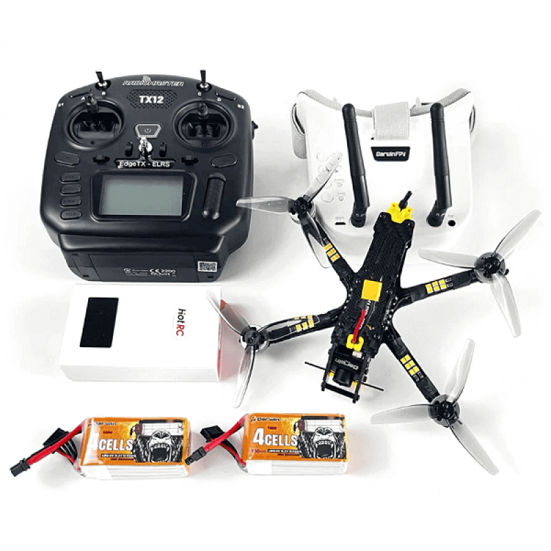 Квадрокоптер DarwinFPV BabyApe II 3.5" FPV RTF – FPV-дрон з камерою, до 13 хвилин, 1,5 км, окуляри і пульт ДК