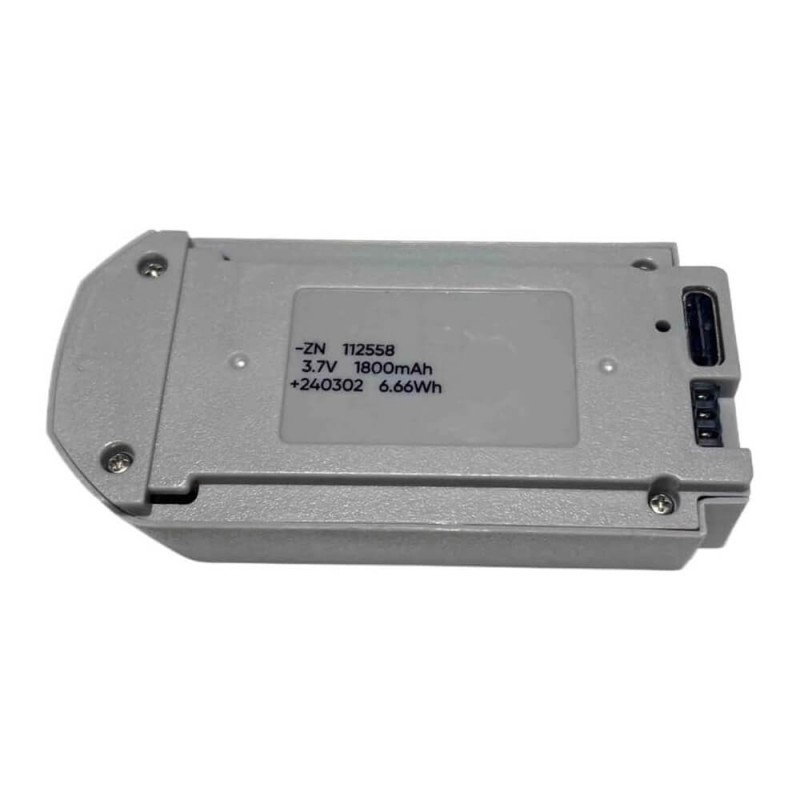 Акумулятор для дрона V66 / GT3 - Li-Pol 1800 мА · год 3,7 В (до 15 хвилин польоту, сірий / помаранчевий)