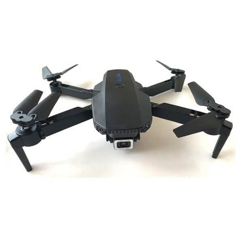 Квадрокоптер RC E88 Pro 2023 Plus Black - дрон з 4K і HD камерами, FPV, барометр, до 30хв (додатковий акумулятор) + злітний майданчик