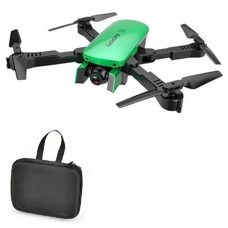 Квадрокоптер Ladybird R8 Green - дрон з 4K і HD камерами, FPV, барометр, до 15 хвилин в кейсі