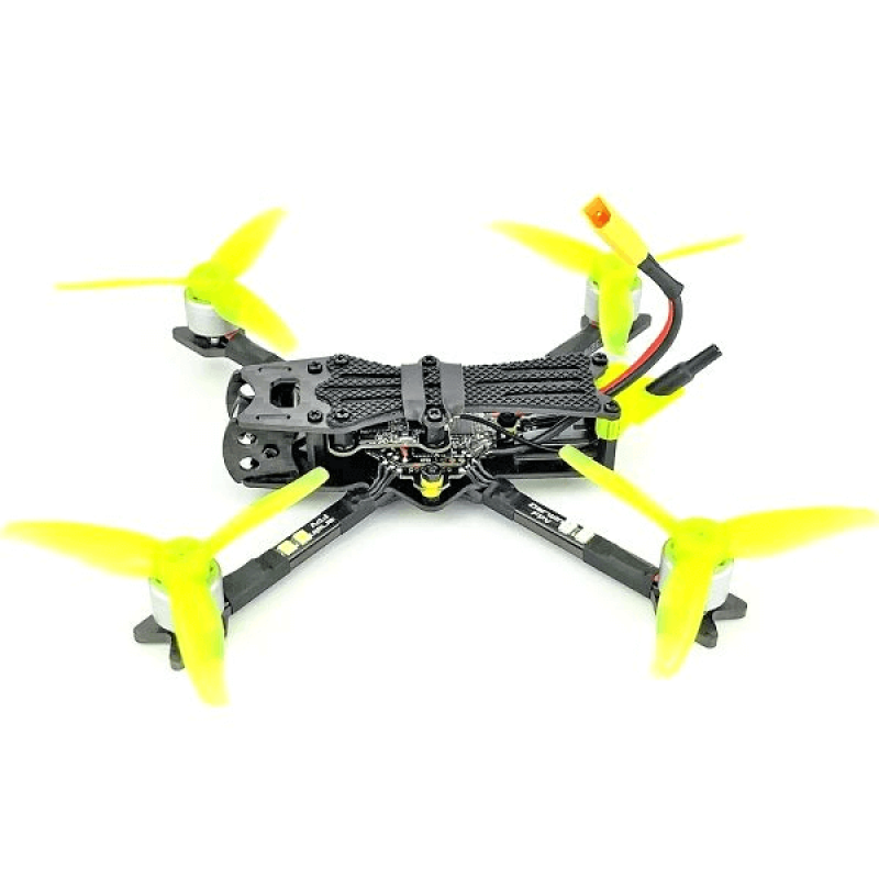 Квадрокоптер DarwinFPV Baby Ape Pro 3" RTF Yellow – FPV-дрон з камерою, БК мотори, окуляри і пульт ДК