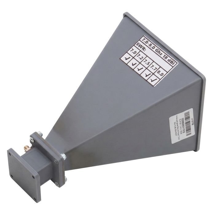 Антена для дрона RavLink Рупор 7.0-8.0 GHz 18 dBi SMA RHCP (RUPOR 7.0-8.0 18DBI)