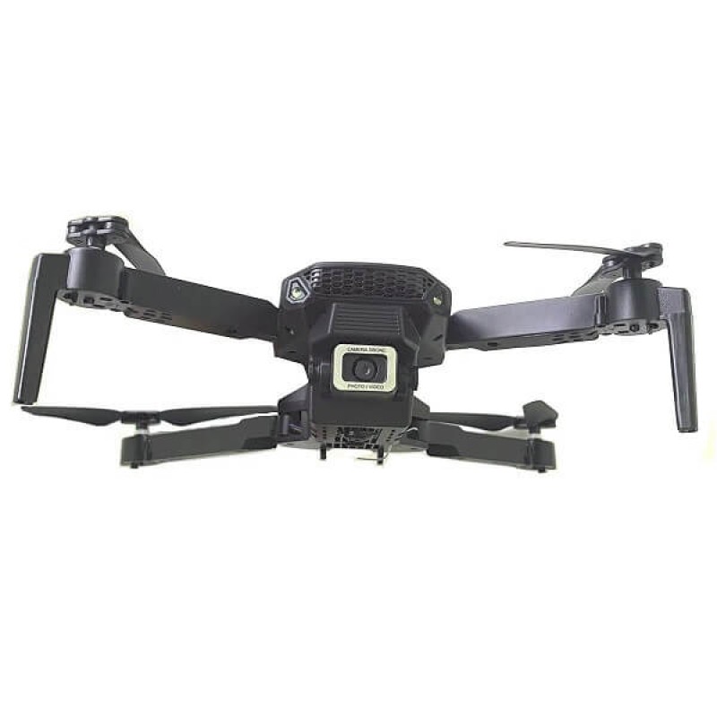 Квадрокоптер RC E88 Pro 2023 Plus Black - дрон з 4K і HD камерами, FPV, барометр, до 30хв (додатковий акумулятор) + злітний майданчик