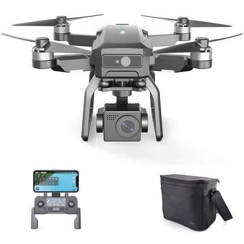 Квадрокоптер SJRC F7S 4K Pro - дрон з 4K камерою, EIS, GPS, БК мотори, запобігання перешкод, до 3000м, 25 хвилин у кейсі