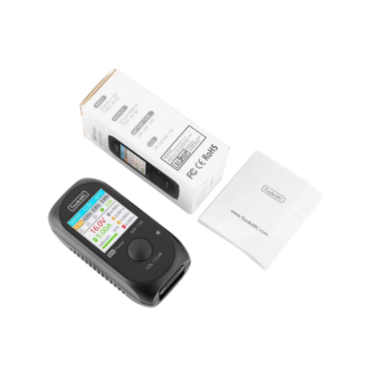 Зарядний пристрій ToolkitRC M4 Pocket 80W, USB-C/XT30/XT60 для АКБ 1 4S