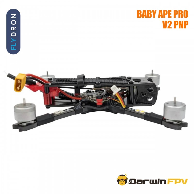 Квадрокоптер DarwinFPV Baby Ape Pro V2 PNP – FPV-дрон, БК мотори, 3-дюймовий, Карбон 3K, XT30, PNP-версія