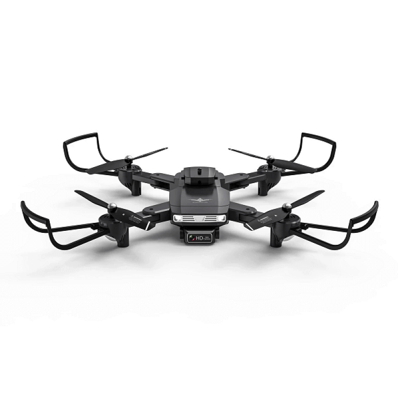 Квадрокоптер Kfplan KF617 Black – дрон з 4K і HD камерами, FPV, запобігання перешкод, до 15 хвилин в кейсі