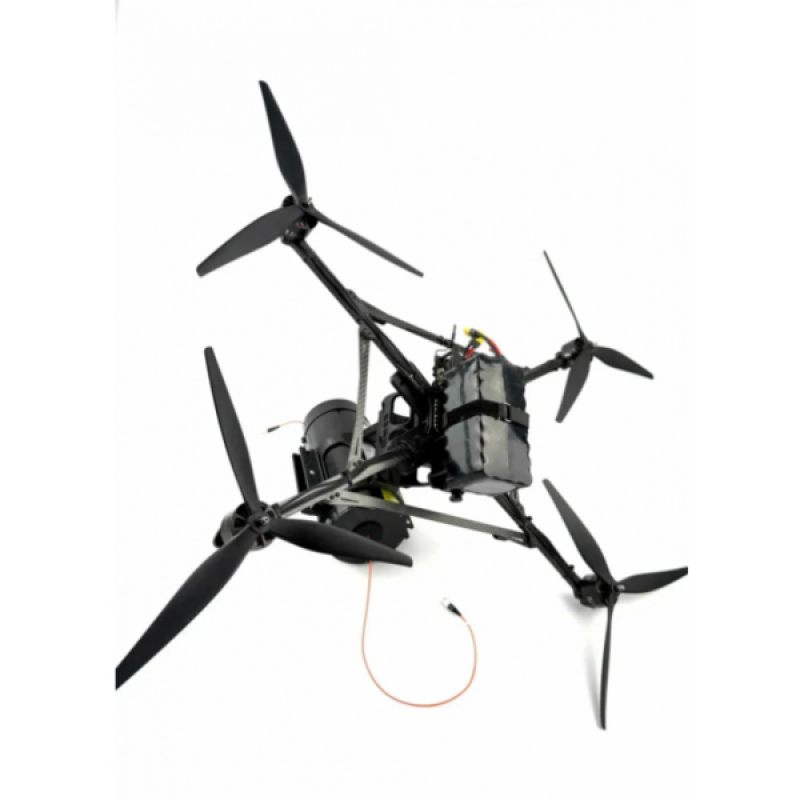 Комплект FPV-дрон з оптоволокном на 10 км, камерою та двигунами 4320-350 KV