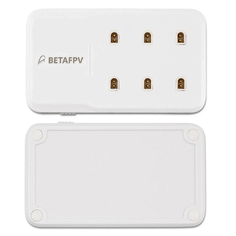 Зарядний пристрій для акумулятора квадрокоптера BETAFPV 6 портів 1S Charger Board з Wall Adapter V2 EU