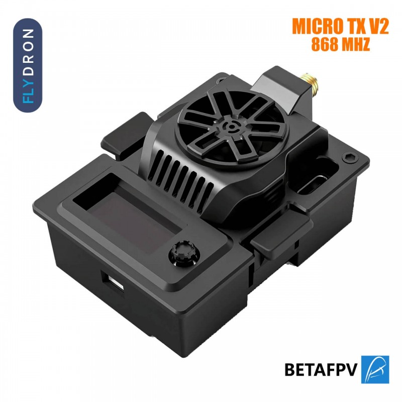 Зовнішній модуль передавача BetaFPV Micro TX V2 Module ELRS 868MHz, 2W, до 15-20 км, для FPV-дронів