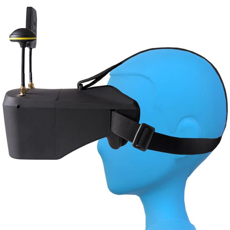 FPV-окуляри EV800D 5.8G Diversity 40CH DVR для квадрокоптерів