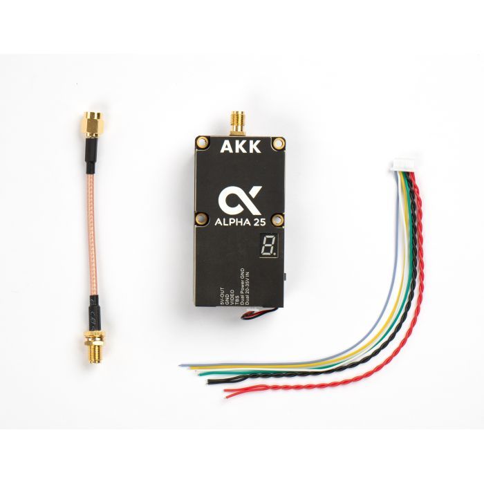 Відеопередавач (VTX) AKK Alpha 25W 4.9G-6G 96CH (A25)